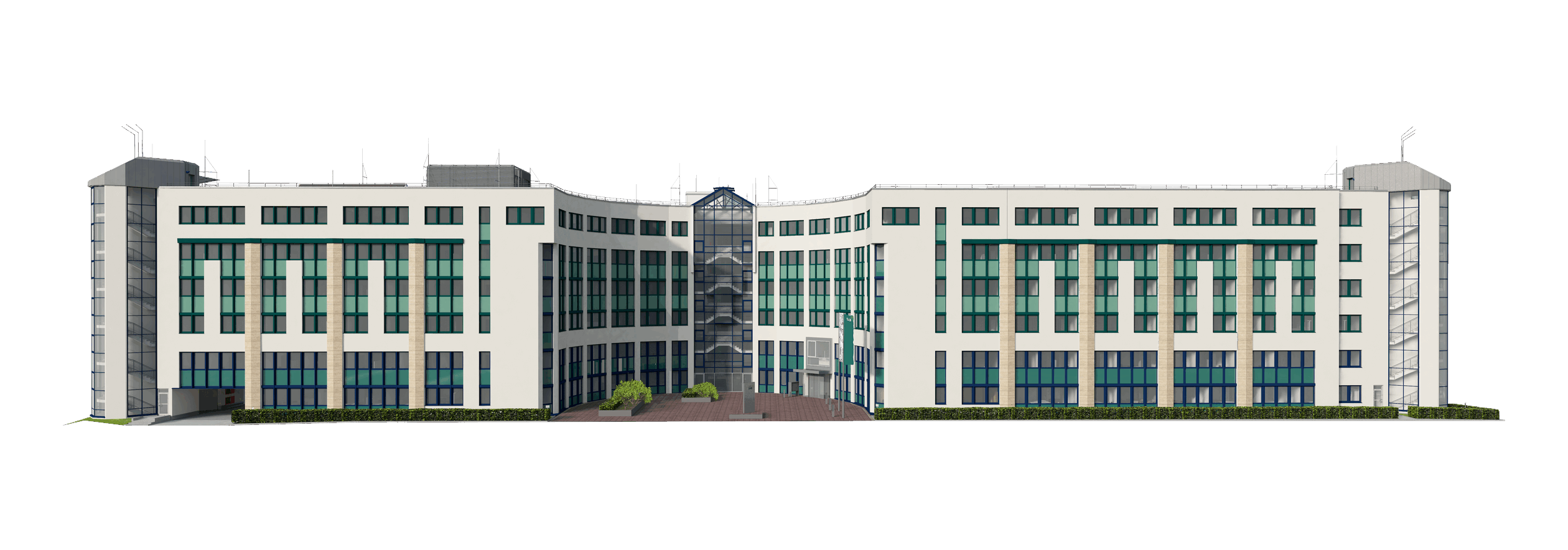 Sächsische Aufbaubank, Dresden – Ansicht Südwest