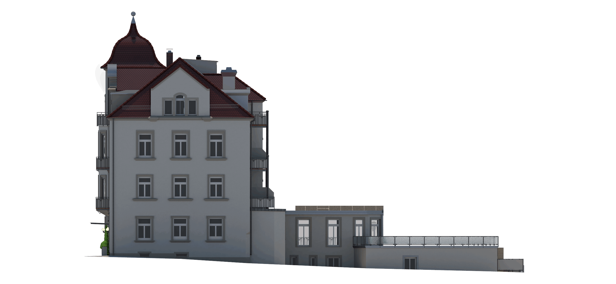 Laudensacks Parkhotel, Bad Kissingen – Ansicht Nord