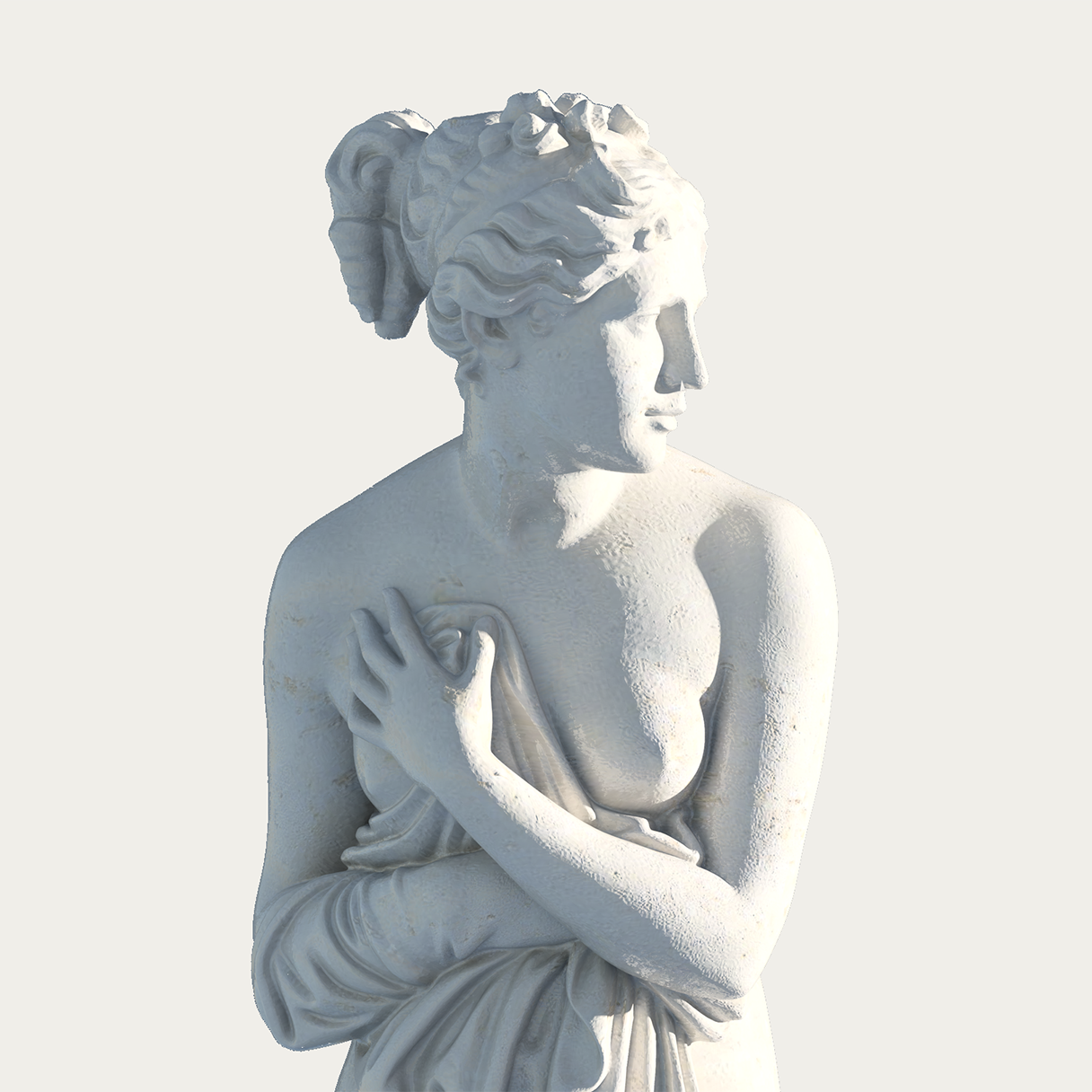Villa Waldpark, Dresden – garden sculpture as a 3D model