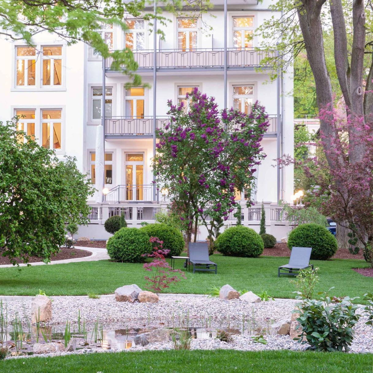 Laudensacks Parkhotel, Bad Kissingen – garden side with the hotel grounds