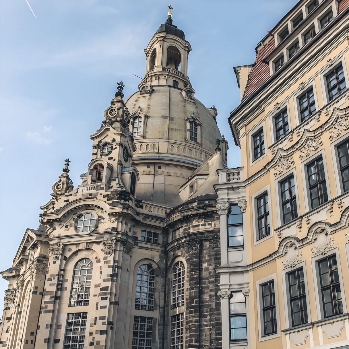 Quartier Frauenkirche II, Dresden – Frauenkirche mit angrenzender Bebauung